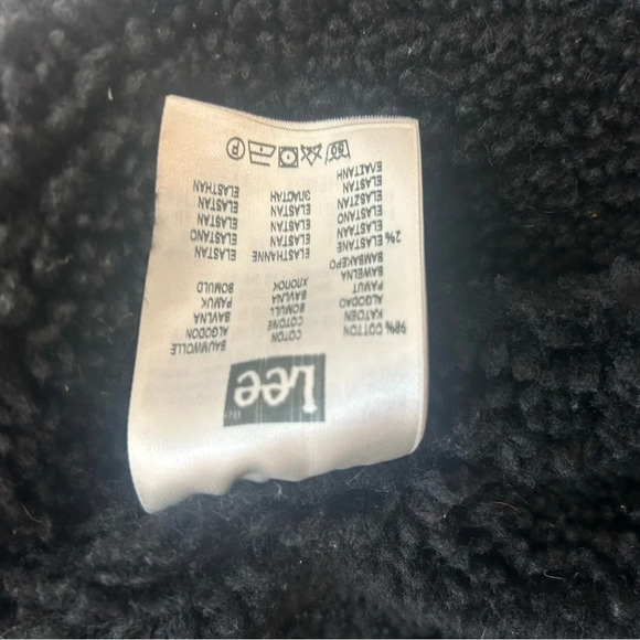 Lee Storm Rider vintage amazing black Sherpa insulated perfect women’s M mint!! - Picture 6 of 12